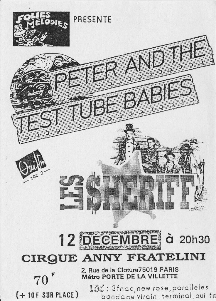 1989.12.12-FL-736x1024 Les Shériff, Peter and The Test Tube Babies (12/12/89)
