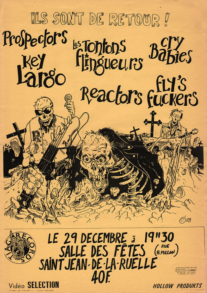1989.12.29-Affiche01-A3-photocopiee-LVC-2-Copie-722x1024 Fly's Fuckers, les Tontons Flingueurs, Prospectors, Cry Babies, Key Largo, Reactors (29/12/89)