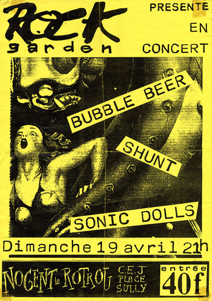 1992.04.19-A3-photocopiee-Xavier-LetourmyAF005-722x1024 Sonic Dolls, Shunt, Bubble Beer (19/04/92)