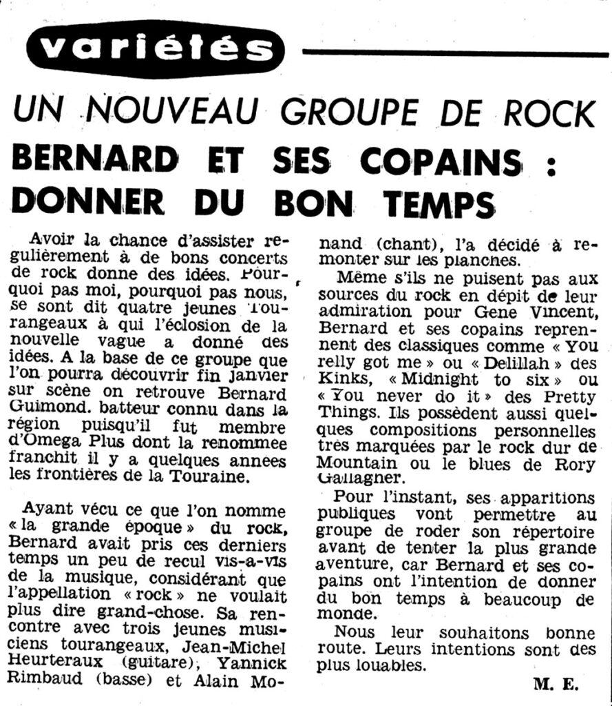 1978.01.20-NRCO.5ADPREc-889x1024 Bernard et ses Copains