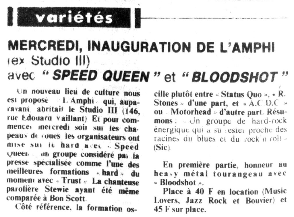 1982.11.29-NRCO.3ADPRE000182-1024x755 Inauguration de l'Amphi - Speed Queen, Bloodshot (01/12/82)