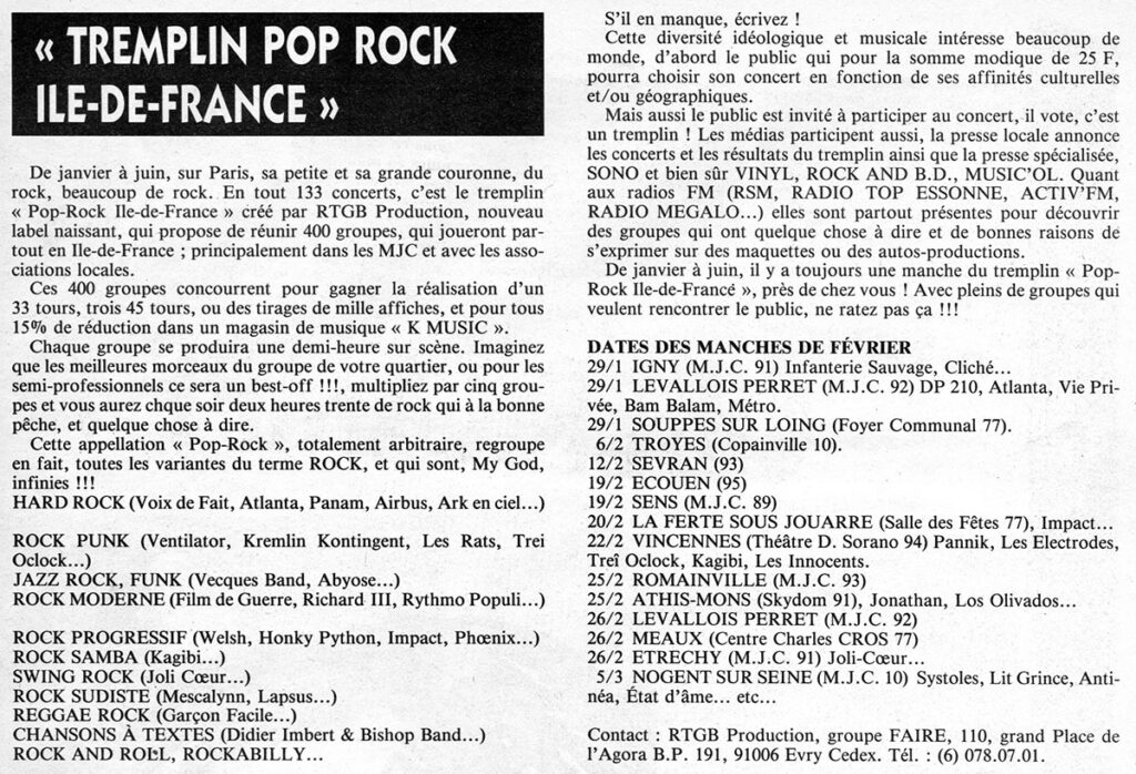 1983.01-Vinyl-9-Bruno-BoussardPR07-1024x698 "Tremplin Pop-Rock Ile-de-France"