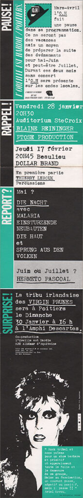 1983.01.28-Doc01.01-Oreille-est-Hardie-171x1024 Programme : Oreille est Hardie (01/83)