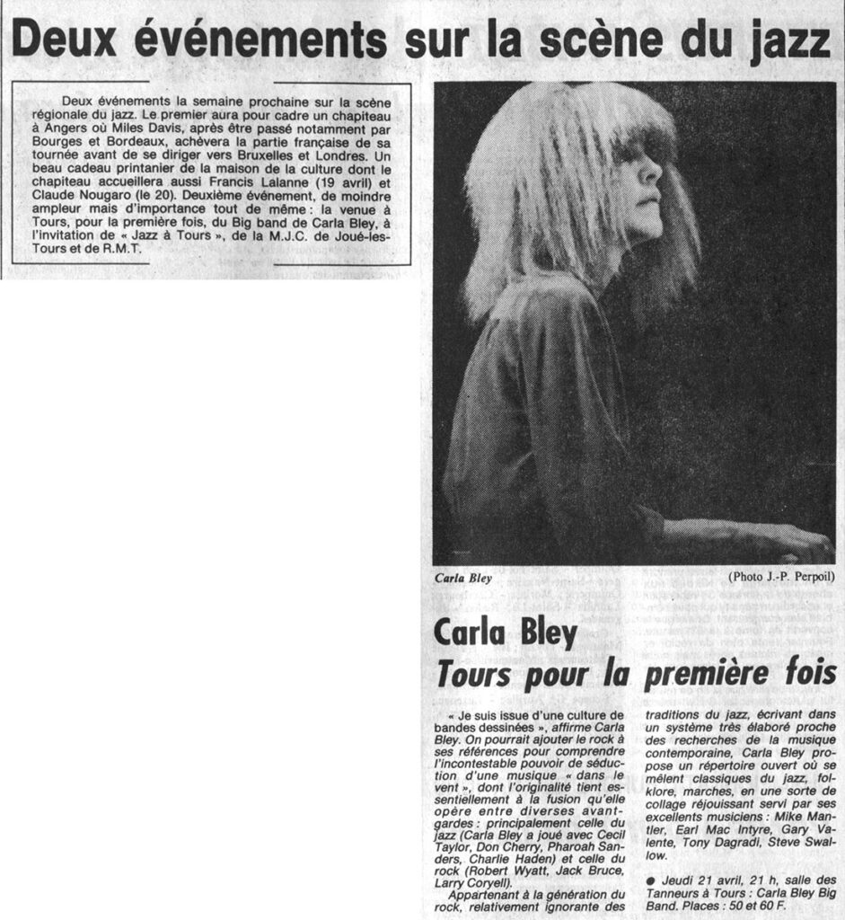 1983.04.16-NR04-941x1024 Carla Bley (21/04/83)