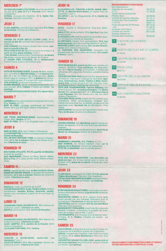 1983.06.01-Doc01.02-Oreille-est-Hardie-680x1024 Programme : Poitiers (06/83)