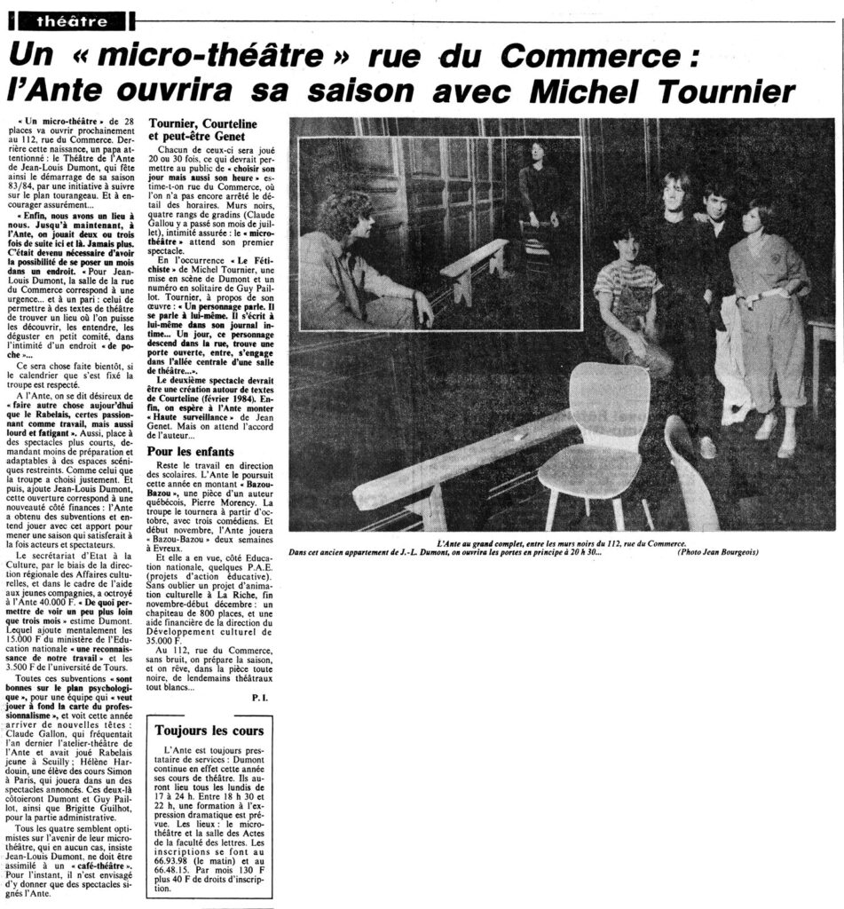 1983.09.29-NR01b-951x1024 Théâtre de l'Ante