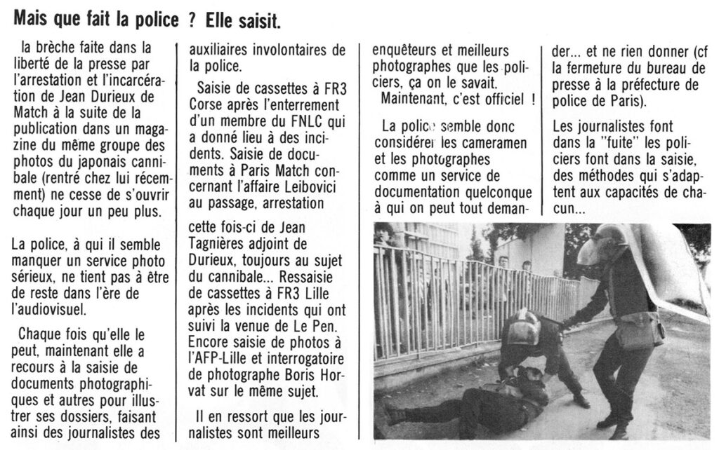 1984.06-Photo-reporter.29-1904PRE-1024x642 Mais que fait la police ?