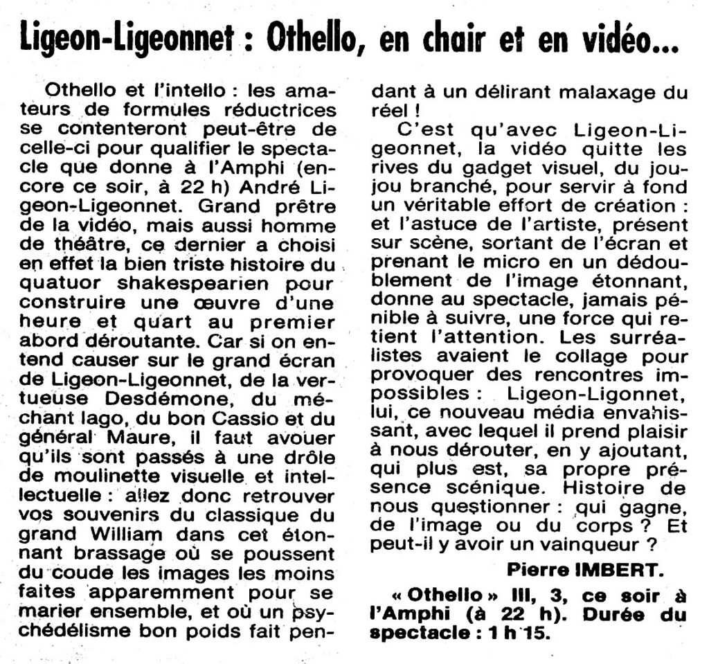 1985.06.07-NRCO.3-AmphiADPRE-Copie-1024x959 "Dehors Dedans" Ligeon-Ligeonnet "Othello" (05/06/85)