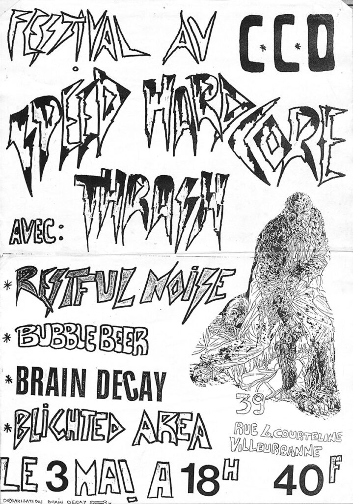 1991.05.03-CCO-A3-photocopiee-Xavier-LetourmyAF01-719x1024 Bubble Beer, Restful Noise, Brain Decay, Blighted Area (03/05/91)