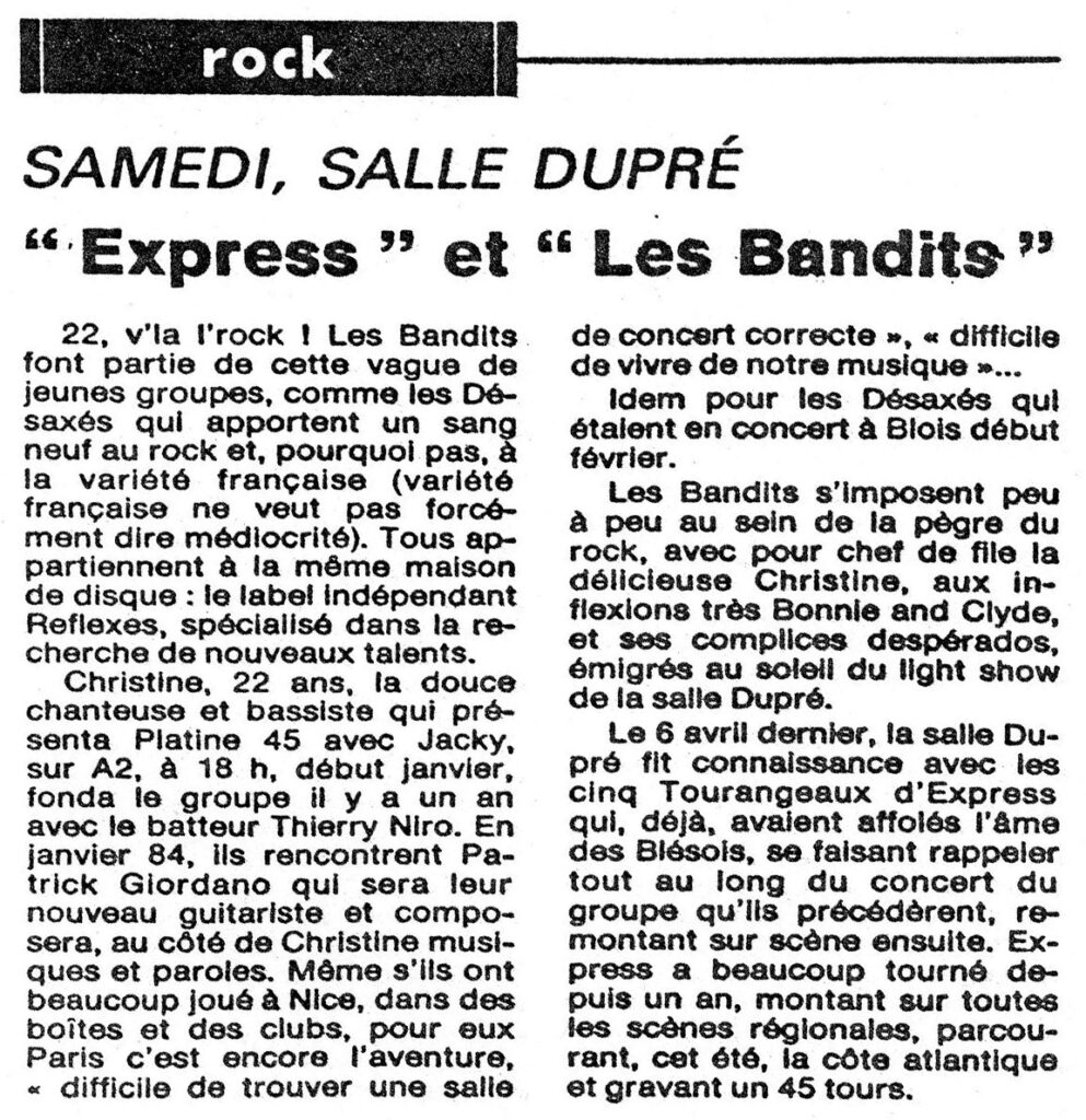 Dossier-de-presse-GraffitiPhilippe-Cosson011b-993x1024 Express, Bandits (16/03/85)