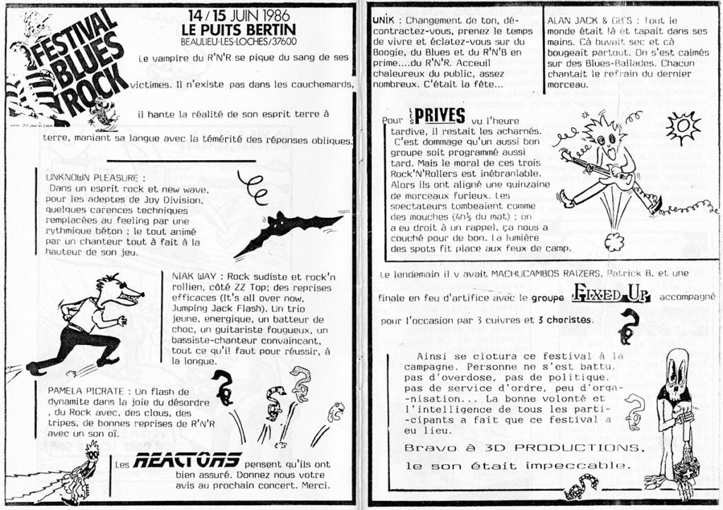 Presse-El-Reactor-n03-1986-04-1024x723 "Festival blues rock" (15/06/86)