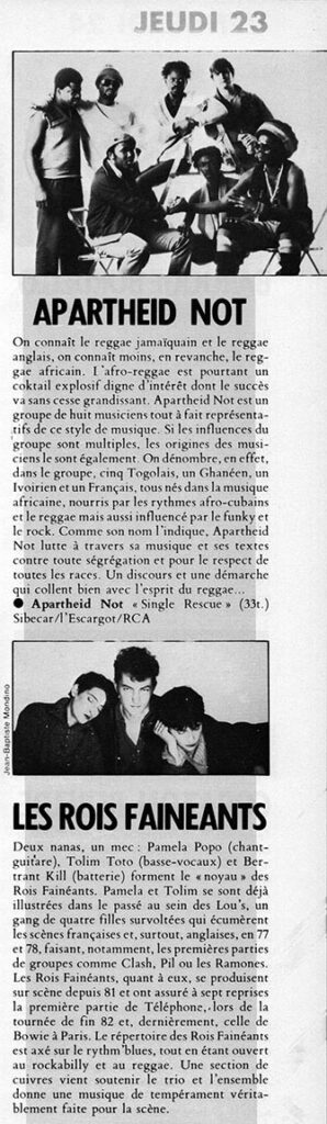 Presse-RockEnStock-n066Euthanasie-51b-298x1024 "Rock au forum" Apartheid Not, Rois Fainéants (23/06/83)