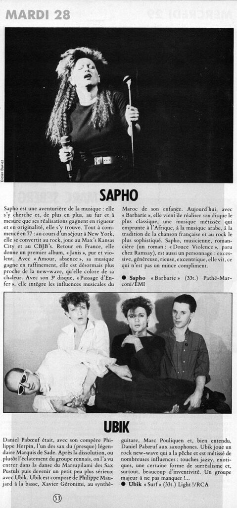 Presse-RockEnStock-n066Euthanasie-53b-479x1024 "Rock au forum" Sapho, Ubik (28/06/83)