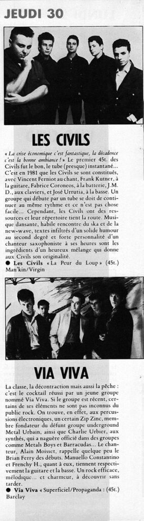 Presse-RockEnStock-n066Euthanasie-54-283x1024 "Rock au forum" Civils, Via Viva (30/06/83)