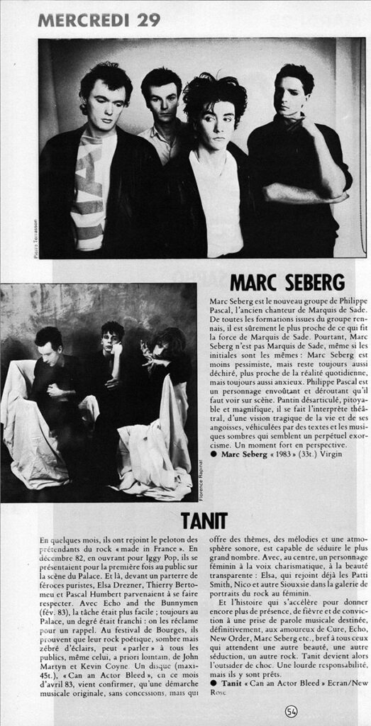 Presse-RockEnStock-n066Euthanasie-54b-523x1024 "Rock au forum" Marc Seberg, Tanit (29/06/83)