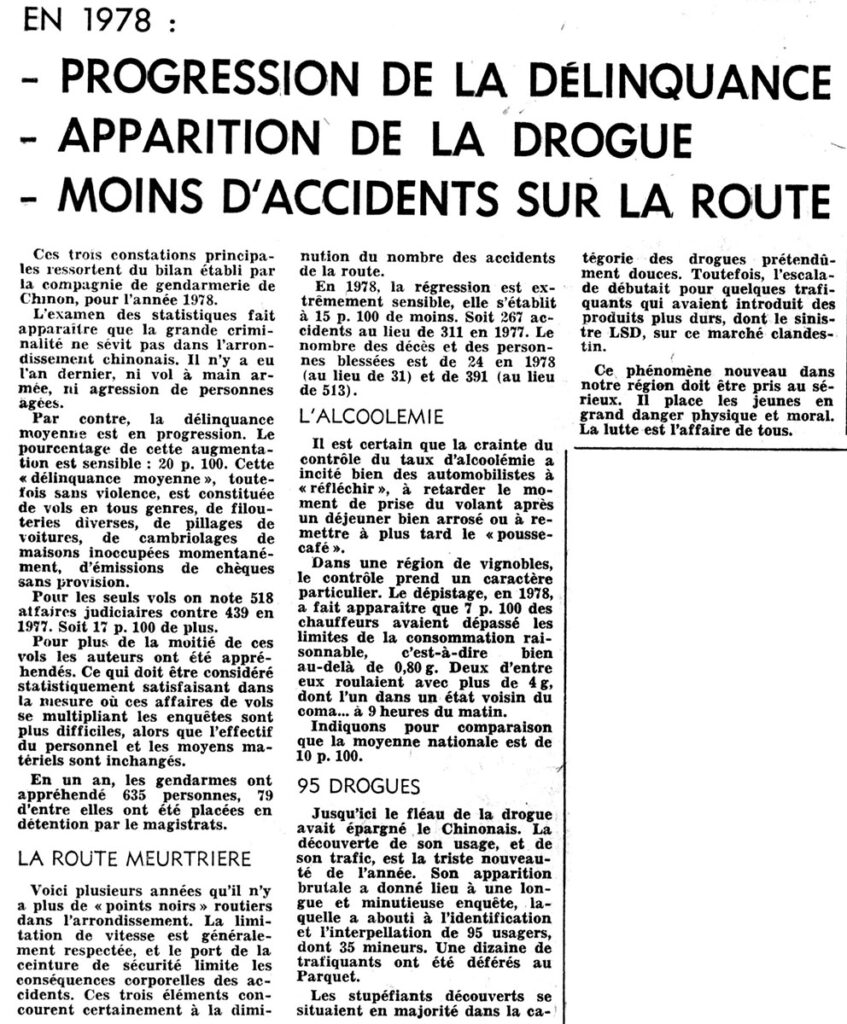1979.02.27-NRCO.8ADPRE-847x1024 Chinon : Apparition de la drogue