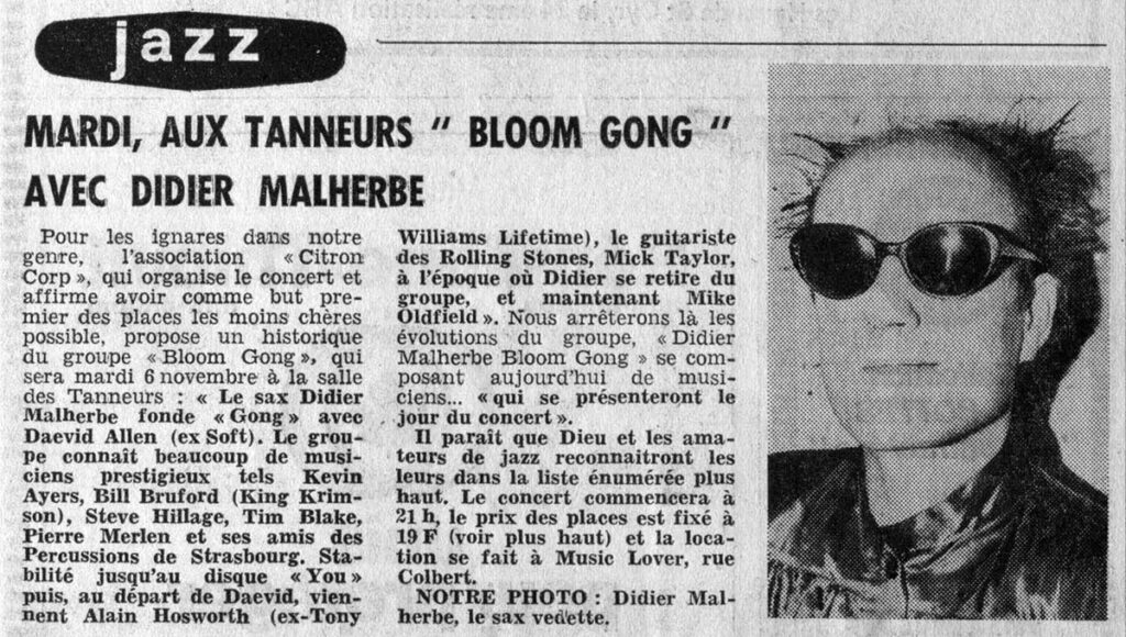 1979.11.02-NRCO.4AD-Copie-2-1024x580 Didier Malherbe "Bloom Gong" (06/11/79)
