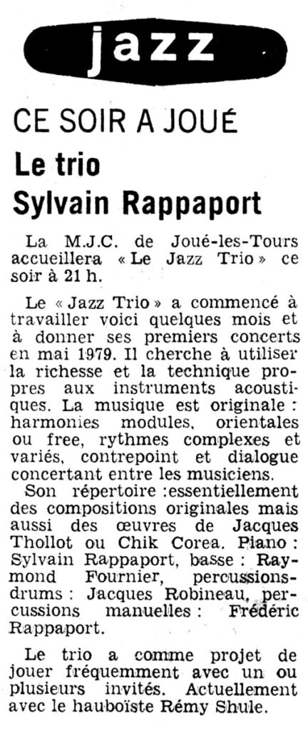 1979.11.16-NRCO.4AD-Copie-3-432x1024 Sylvain Rappaport Jazz Trio (16/11/79)