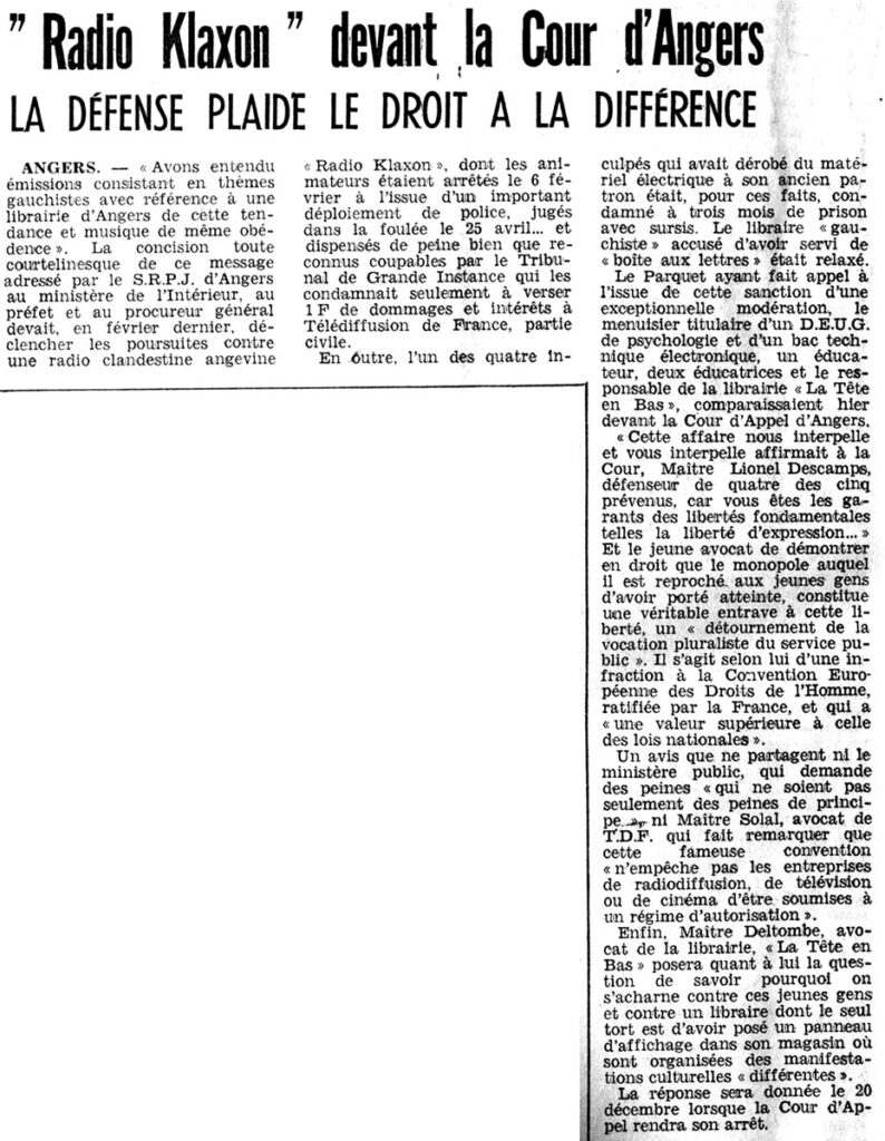 1979.11.30-NRCO.BAD-Copie-794x1024 Radio Klaxon devant la cours d'Angers