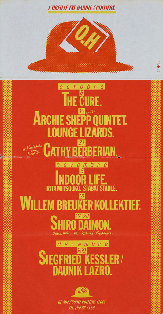 1981.10.08-Affiche01-25-48-imprimee-Oreille-est-Hardie-Copie-533x1024 Programme : Oreille est Hardie (81)
