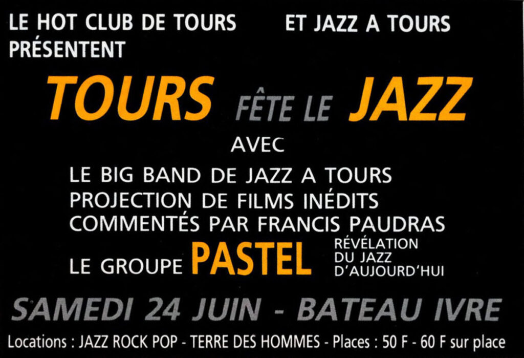 1989.04-Bateau-IvreAMPR.15-1024x699 Pastel, Big Band de Jazz à Tours (24/06/89)