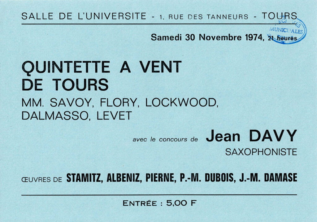 1974.11.30-Quintett-a-VentAMTI-1024x717 Quintette à Vent de Tours (30/11/74)