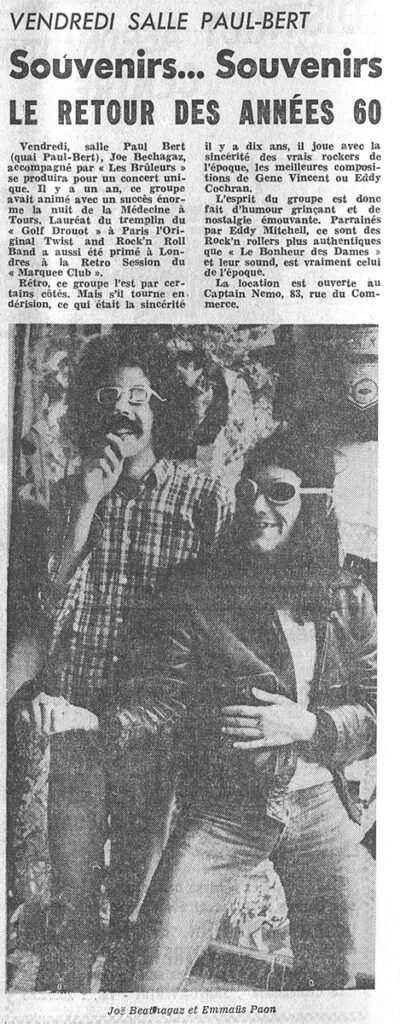 1975.04.09-NRCO.4ADPREb-400x1024 Joe Bechagaz et ses Brûleurs (11/04/75)