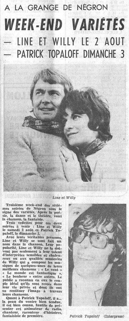 1975.07.31-NRCO.3ADPREa-411x1024 Patrick Topaloff, Line et Willy (03/08/75)