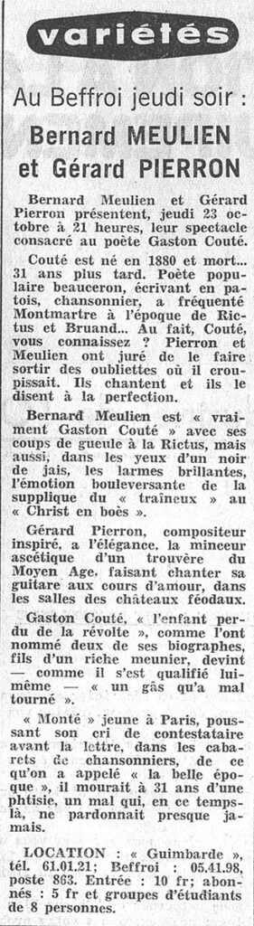 1975.10.21-NRCO.3ADPREa-281x1024 "Boite à chansons" Gérard Pierron et Bernard Meulieu (23/10/75)
