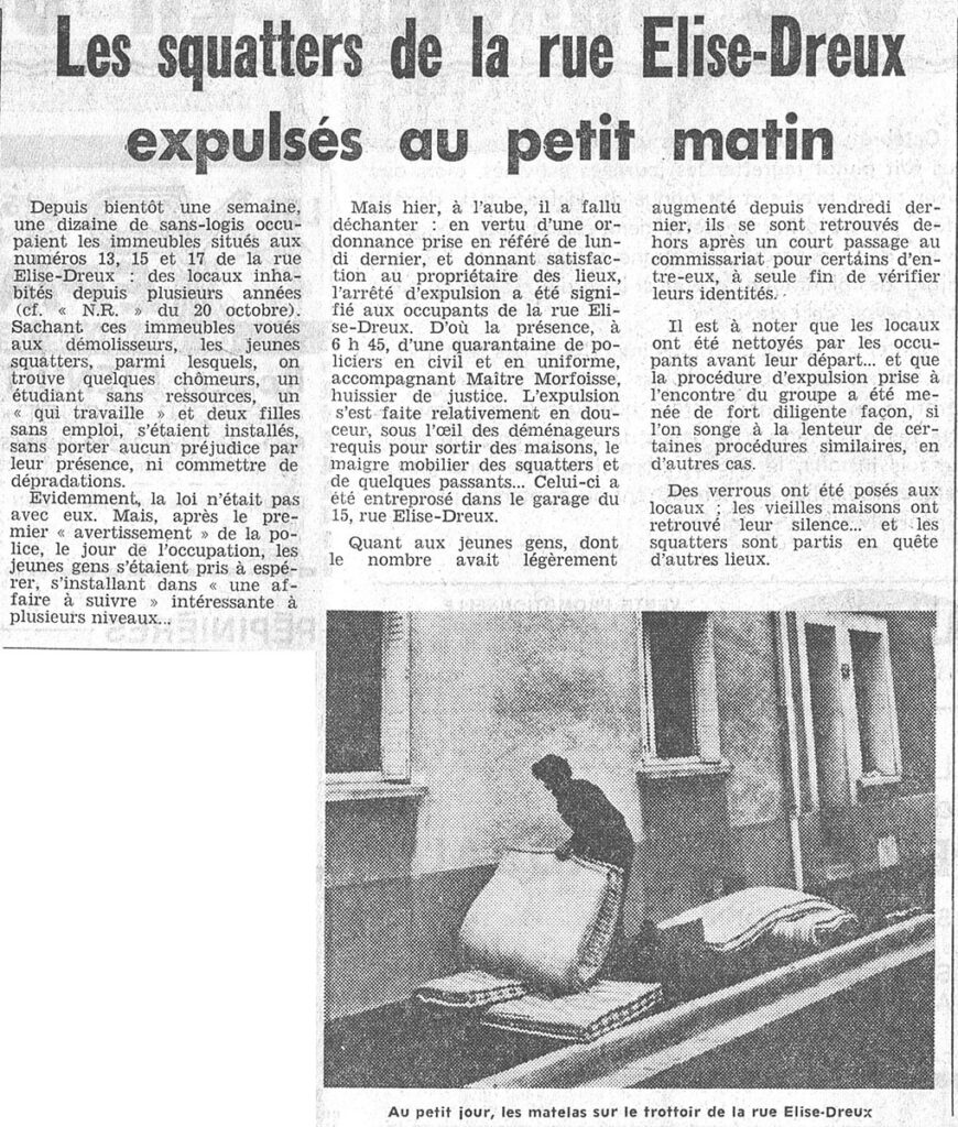 1975.10.24-NRCO.5ADPREa-870x1024 Les squatters de la rue Elise-Dreux expulsés