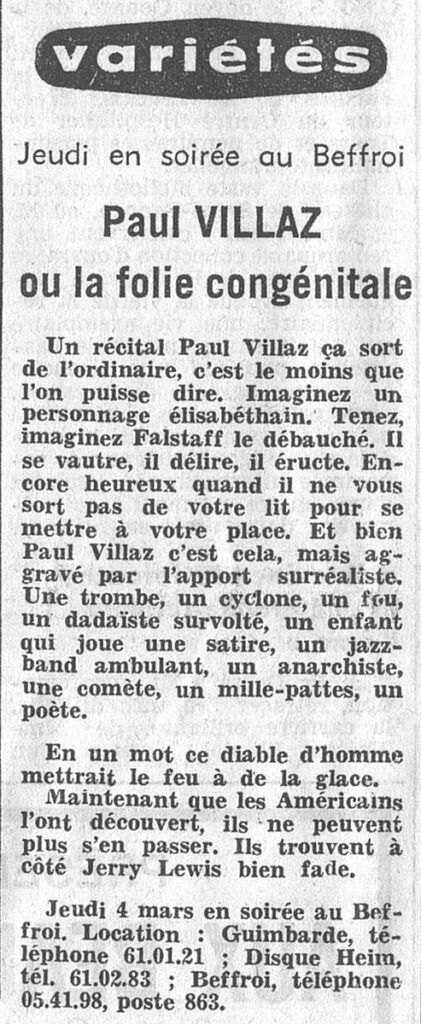 1976.03.02-NRCO.4ADPRE-421x1024 "Boite à chansons" Paul Villaz (04/03/76)