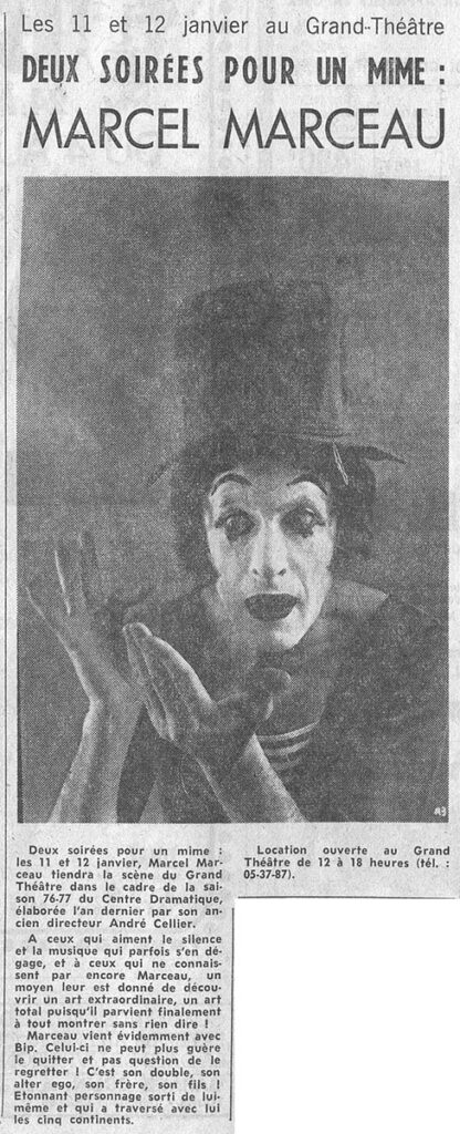1977.01.08-NRCO.4ADa-416x1024 Marcel Marceau (11 et 12/01/77)