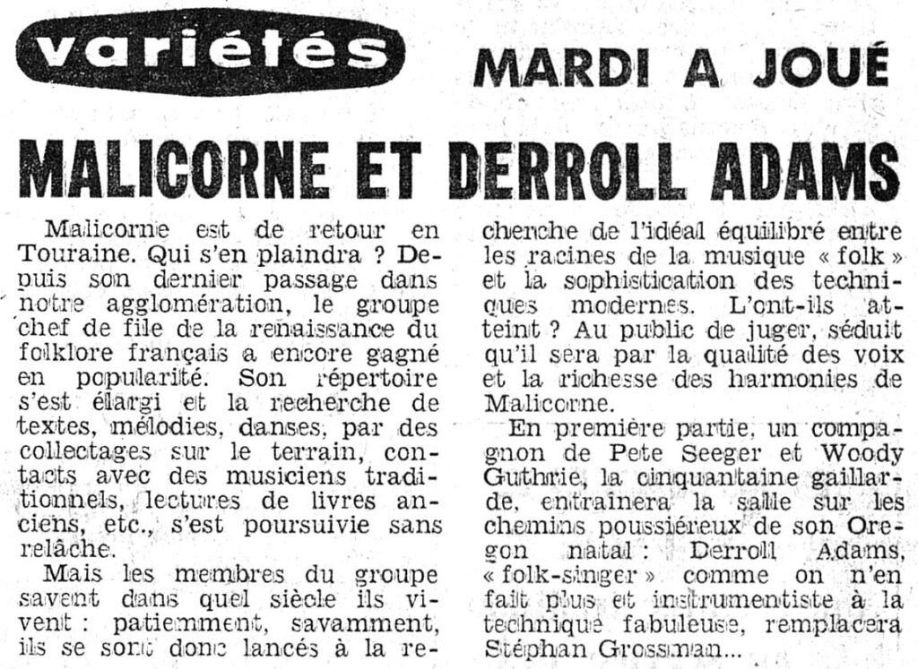 1977.01.28-NRCO.4ADb-1024x747 Deroll Adams, Malicorne (01/02/77)