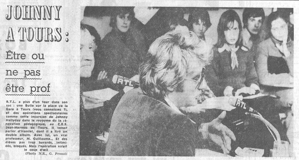 1977.02.04-NRCO.1ADb-1024x549 Johnny Hallyday au lycée Grandmont