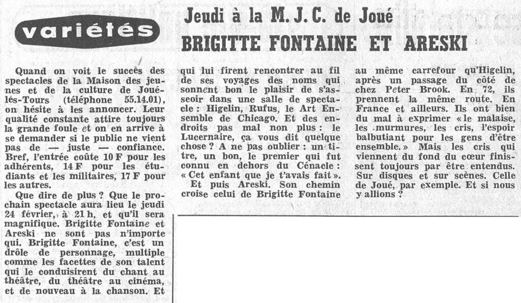1977.02.23-NRCO.4ADa-1024x596 Brigitte Fontaine et Areski (24/02/77)