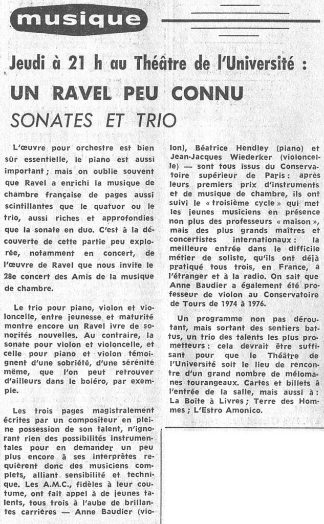 1977.02.23-NRCO.4ADb-633x1024 Anne Baudier, Béatrice Hendley, Jean-Jacques Wiederker (24/02/77)