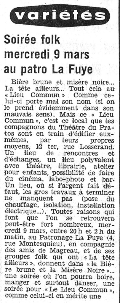 1977.03.08-NRCO.4ADa-405x1024 Magreau, La Tête Ailleurs, La Bière Brune, La Misère Noire (09/03/77)