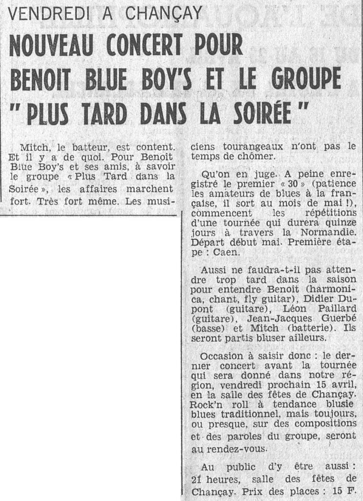 1977.04.14-NRCO.4ADb-743x1024 Benoît Blue Boy’s, Plus Tard dans la Soirée (15/04/77)