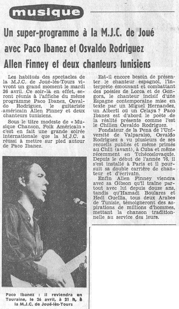 1977.04.22-NRCO.4ADb-595x1024 Paco Ibanez, Osvaldo Rodriguez, Allen Finney,  Hamadi Boulares, Hedi Guellia (26/04/77)