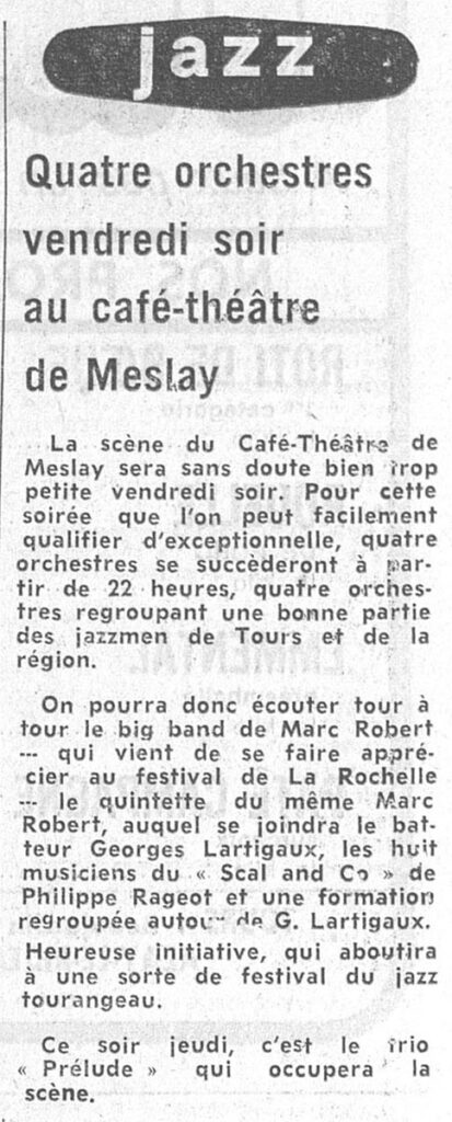1977.05.05-NRCO.5ADa-413x1024 Marc Robert Big Band, Philippe Rageot Scal and Co (06/05/77)