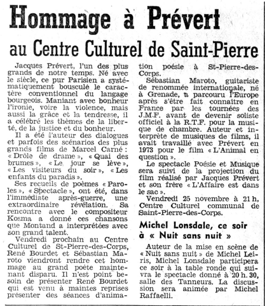 1977.11.23-NR.4ADb-885x1024 René Bourdet, Sébastian Maroto (25/11/77)