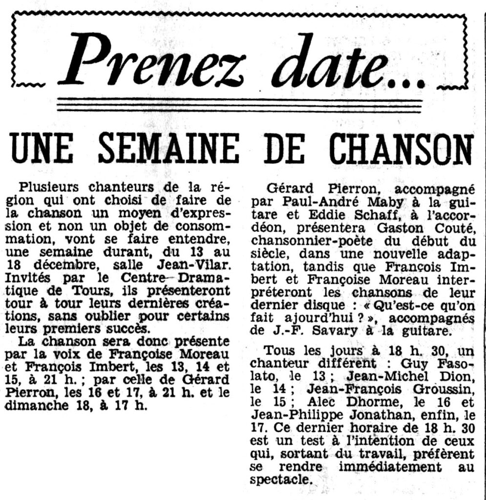 1977.12.07-NR.4ADc-995x1024 "Une semaine de chanson" (13 au 18/12/77)