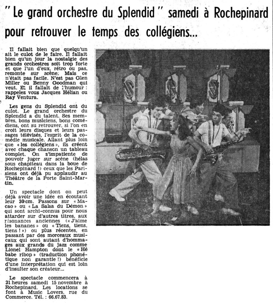 1980.11.13-NR.4ADb-923x1024 Grand Orchestre du Splendide (15/11/80)