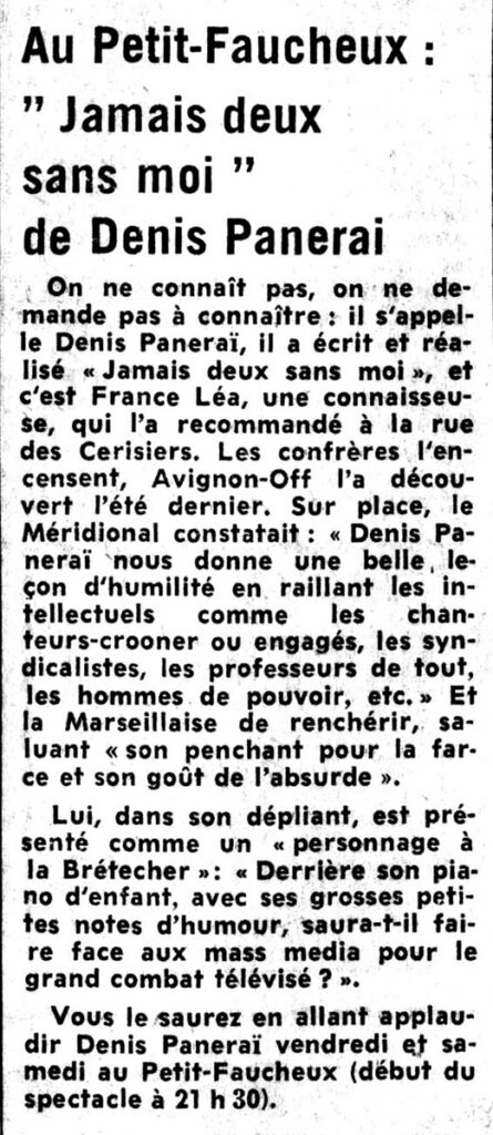1980.12.17-NR.4ADc-445x1024 Denis Panerai "Jamais deux sans moi" (19 et 20/12/80)