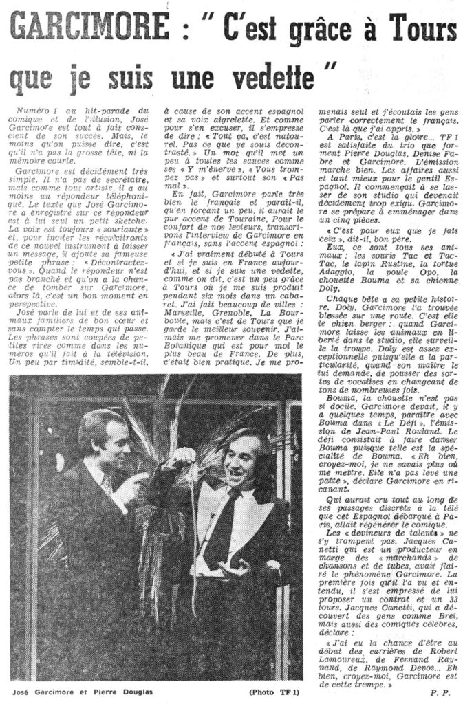 1978.02.15-NRCO.HADPRE-673x1024 José Garcimore : « C’est grâce à Tours que je suis une vedette