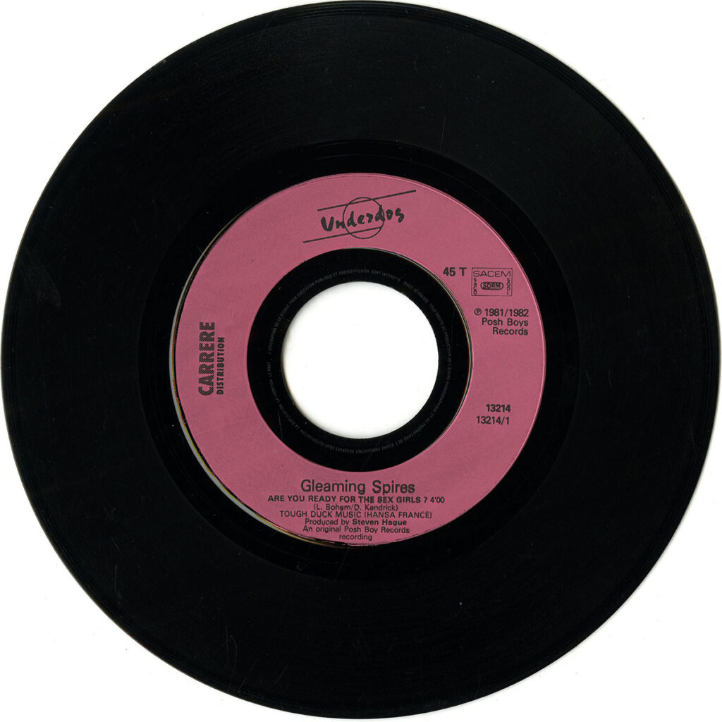 1981-Gleaming-Spires-EP-Funk-Bruno-Boussard-Bruno-BoussardDI03-1024x1024 The Gleaming Spires "Are you ready for the sex girls ?"