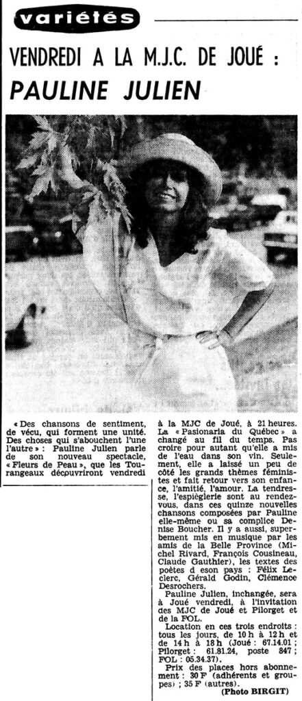 1981.01.20-NR.4ADb-441x1024 Pauline Julien (23/01/81)