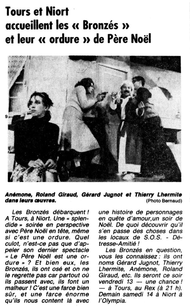 1981.03.13-NR.DADa_-634x1024 Le Splendid "Le Père Noël est une ordure" (13/03/81)