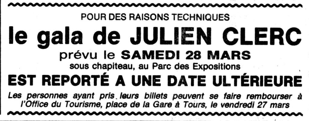 1981.03.25-NR.4ADb-1024x403 Julien Clerc (28/03/81) annulé