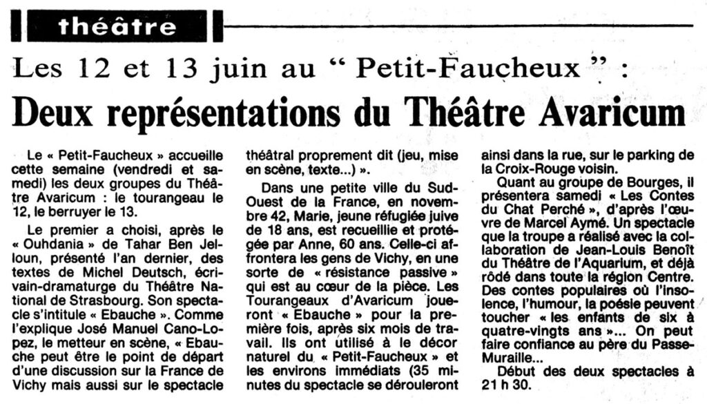 1981.06.10-NR.4ADa-1024x585 Théâtre Avaricum (12 et 13/06/81)